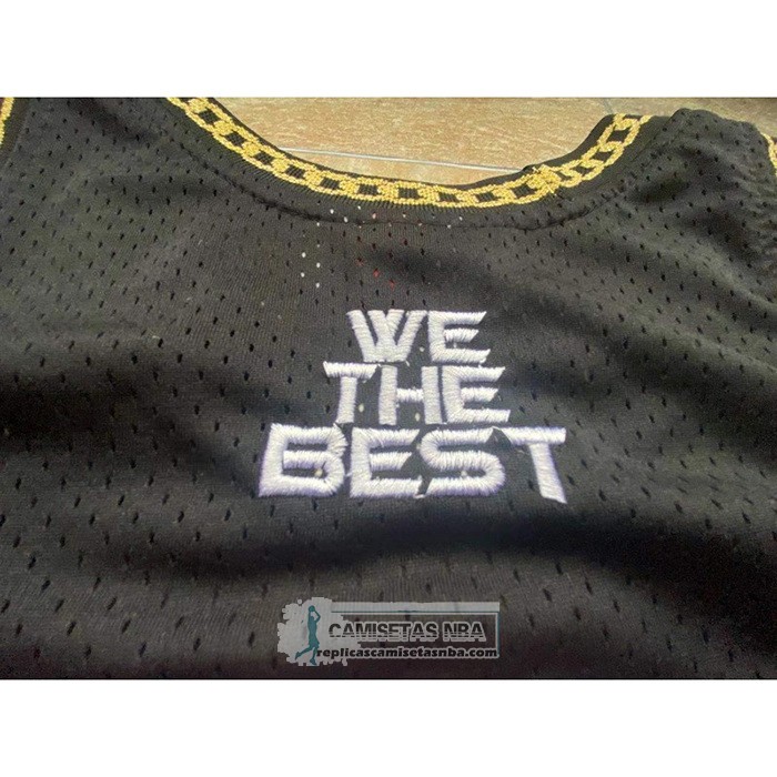 Camiseta Miami Heat x DJ Khaled x Mitchell & Ness Negro